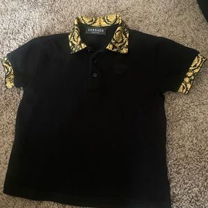Versace polo kids size 5 fits 4-5 year olds